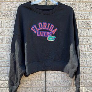 Pro Standard Florida Gators Cropped Classic 3-Hit Pullover Sweatshirt NWT Large